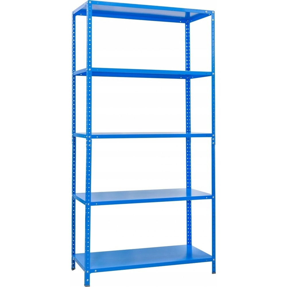 REGAŁ MAGAZYNOWY METALOWY GARAŻOWY WARSZTATOWY BIUROWY DO piwnicy 197x100, 53015-0020