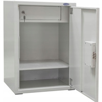 SEJF BIUROWY domowy Szafa BIUROWA metalowa Na DOKUMENTY KLUCZ RODO SBS-6