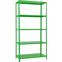 REGAŁ MAGAZYNOWY METALOWY GARAŻOWY WARSZTATOWY BIUROWY DO piwnicy 197x100