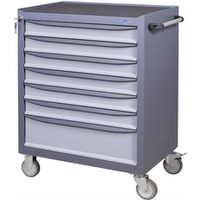 Wózek na narzędzia NARZĘDZIOWY WARSZTATOWY PUSTY Metalowy Szafka TU6SM