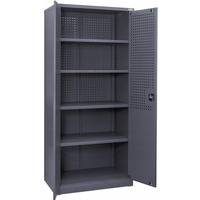 SZAFA METALOWA NARZĘDZIOWA WARSZTATOWA PÓŁKI DWUDRZWIOWA do garażu SI-15