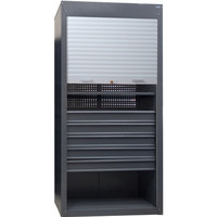 Szafa WARSZTATOWA metalowa NARZĘDZIOWA ROLETOWA ŻALUZJOWA SI-10/2S/5D R